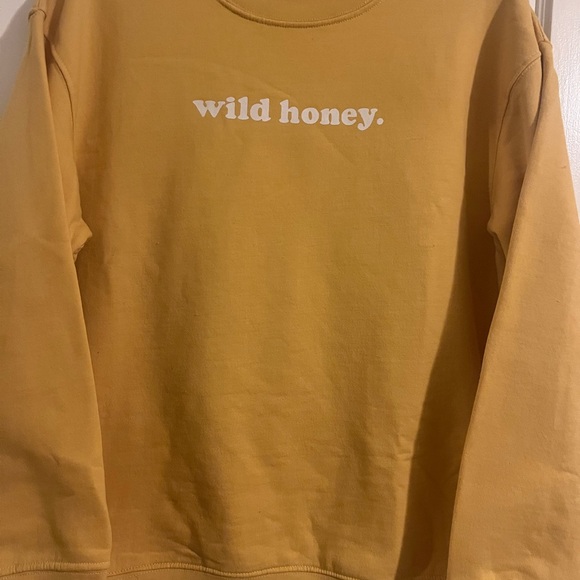 Wild Honey Yellow Sweatshirt - Picture 1 of 3